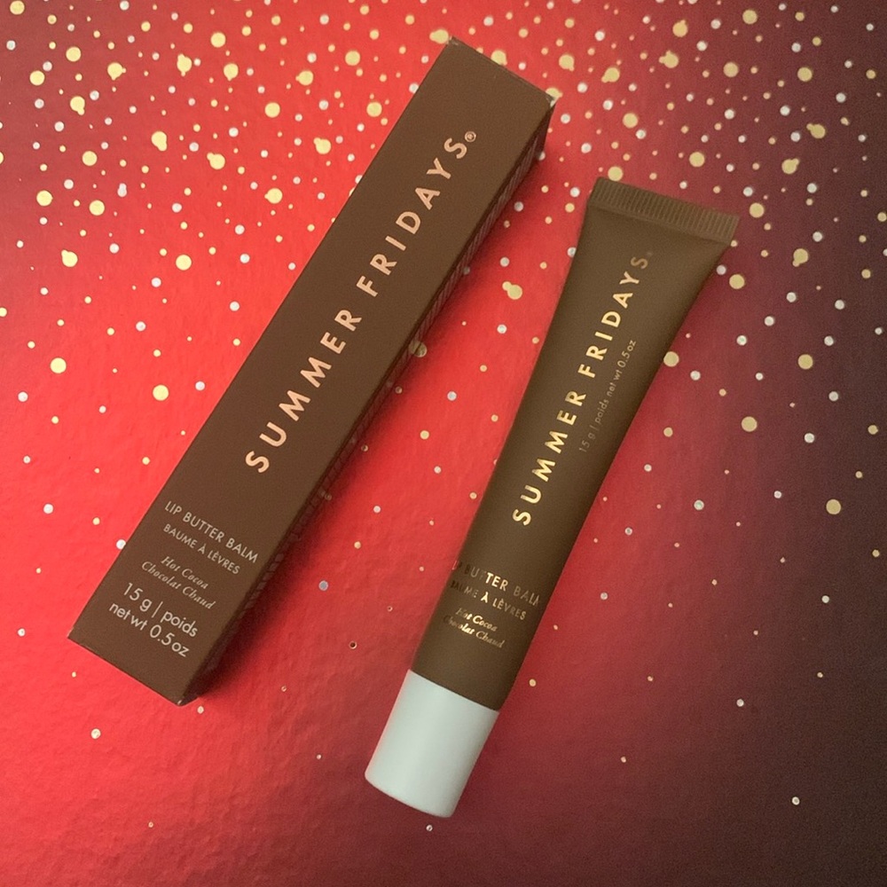 Summer Friday Lip Butter Balm - Hot Cocoa 🍫 - limited edition brand new!